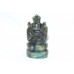 Handcrafted Natural labradorite grey Stone God Ganesha Idol Home Decorative item